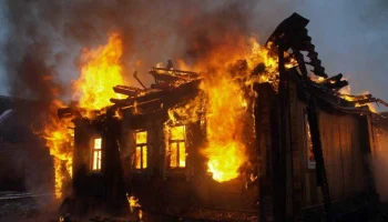 В Кизеловском муниципальном округе на пожаре пострадал человек