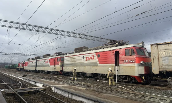 В городе Кизел на улице Привокзальная произошло задымление высоковольтного кабеля