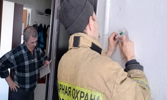 В Кизеле прошла профилактическая работа по пожарной безопасности