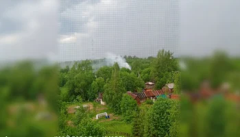 В Кизеле произошёл пожар в деревянном гараже